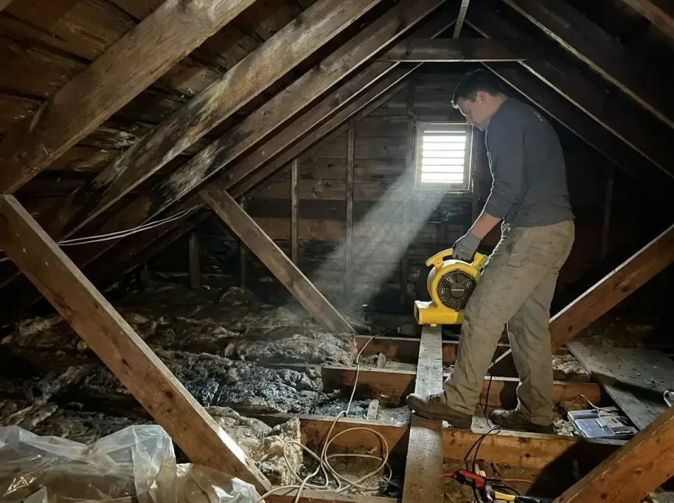 attic-water-damage-drying-proc-007 — frequently asked questions, Emergency Water Extraction & 24/7 Flood Response in Willami…